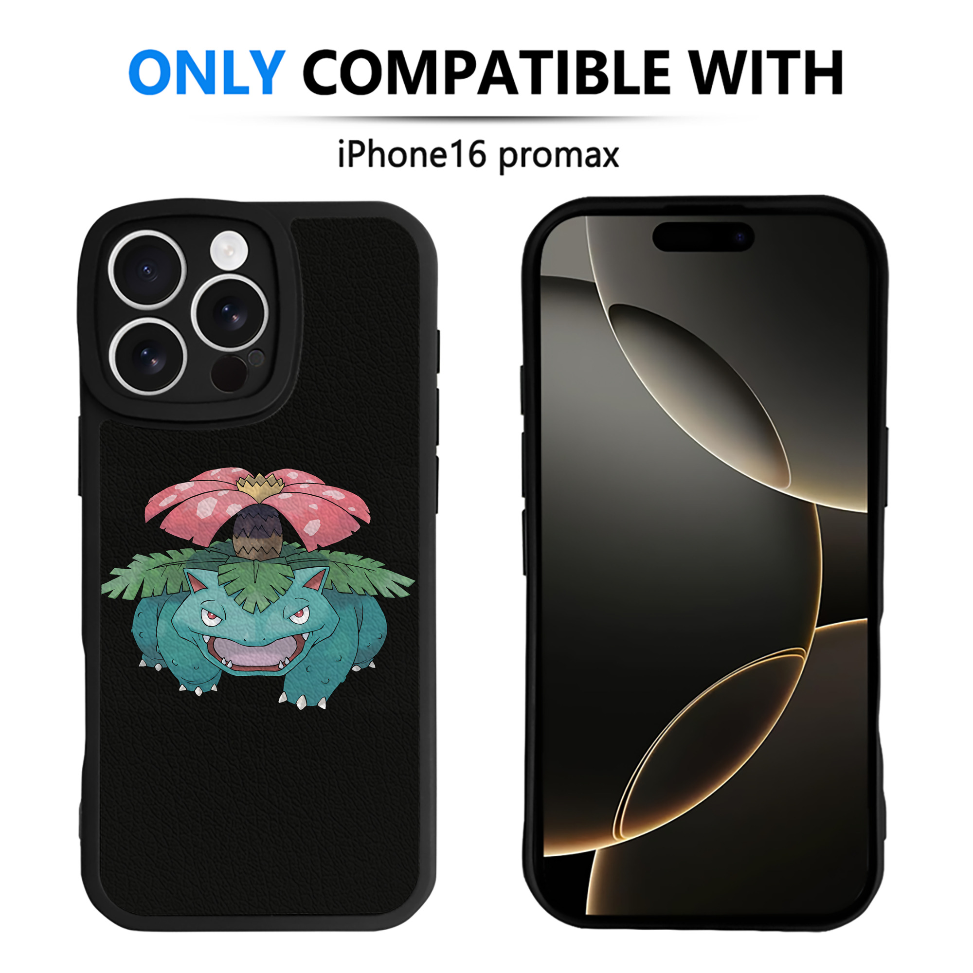 （画像用） ポケットモンスター Pokémon 【iPhone 16シリーズ対応】シリコンスマホケース（レザー調） 材質：シリコン